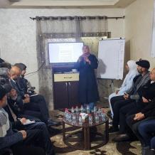 لجنة الانتخابات في دير البلح تنفذ تدريبات للقوائم المرشحة