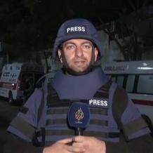 شهيدان أحدهما الصحفي محمد وشاح بقصف مركبة في غزة