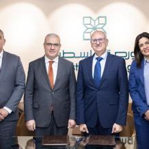 بورصة فلسطين ومعهد أبحاث السياسات الاقتصادية "ماس" يوقعان مذكرة تفاهم