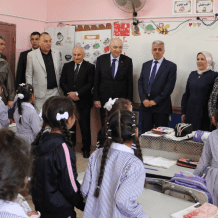 برهم وسفير أذربيجان يتفقدان مدارس رنتيس ويبحثان تعزيز التعاون المشترك