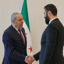 الشيخ يبحث مع الرئيس السوري آخر التطورات بالمنطقة