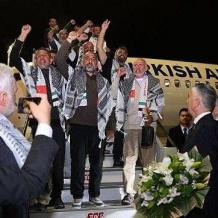 بعد أن هاجمتهم إسرائيل.. وصول 59 ناشطا من "أسطول الصمود" إلى تركيا