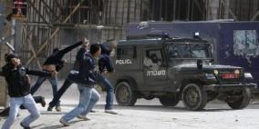 إصابة مواطنين بمواجهات مع الاحتلال قرب نابلس