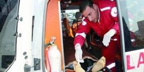 إصابة 7 مواطنين بينهم طفلين بحادث سير في مدينة نابلس