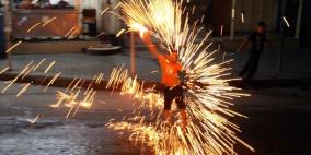 اصابة شاب بجراح نتيجة العبث بألعاب النارية في رام الله