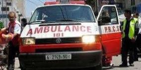 اصابة 7 مواطنين في حادث سير بجنين