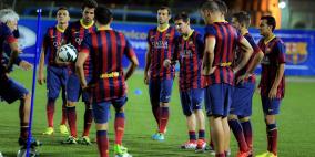 فريق برشلونة الاسباني في ضيافة مدينة الخليل