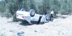ثلاث اصابات في حادث سير جنوب جنين