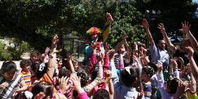 احتفال للأطفال بمناسبة عيد الفصح المجيد  الذي نظمته جمعية الشابات المسيحية في رام الله