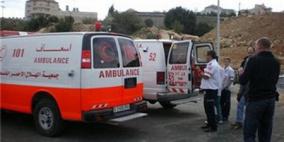 إصابة 6 مواطنين في حادث تصادم على طريق حزما بالقدس
