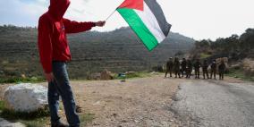 قوات الاحتلال تقمع مسيرة شعبية في قرية قريوت قرب نابلس