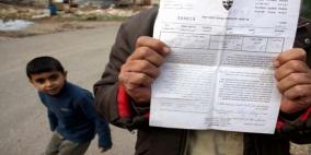بيت لحم: الاحتلال يخطر بوقف البناء في 4 منازل