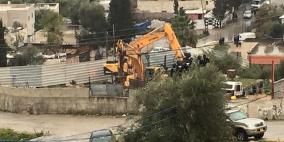 صور - الاحتلال يهدم بناية قيد الانشاء في القدس