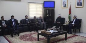 قلقيلية: المحافظ يلتقي وفدا من الجمعية الخيرية الإسلامية