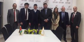"مصرف الصفا" يستقبل المدير التنفيذي لشركة تيمينوس العالمية في زيارته الاولى لفلسطين على رأس وفد رفيع من الشركة