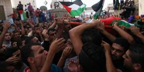 تشيع جثمان الشهيد الطفل بهاء بدر في بلدة  بيت لقيا قرب رام الله