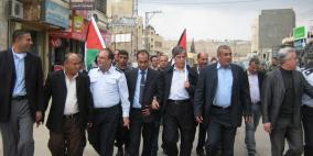 مسيرة منددة بالعدوان الاسرائيلي على غزة في طوباس