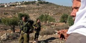 الاحتلال يخطر بإخلاء أراض زراعية في وادي فوكين ببيت لحم