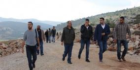 جولة لصحفيين في قرية وادي فوكين بمحافظة بيت لحم