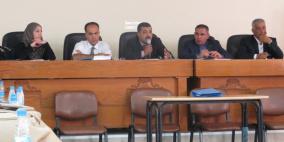 جنين: ورشة عمل حول مشروع "تعزيز مفاهيم الحكم المحلي لدى طلبة المدارس"