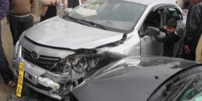 جنين: اصابة 6 مواطنين وصفت جراح اثنين منهم بالخطيرة في حادث سير