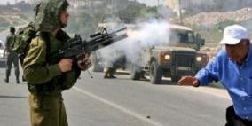 إصابة شاب على حاجز زعترة برصاص جنود الاحتلال