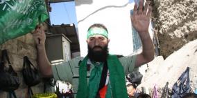 استقبال جماهيري للأسير المحرر حسن الصفدي بعد خوضه معركة الأمعاء الخاوية في مدينة نابلس