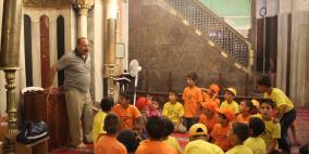 مركز نرسان الثقافي يختتم مخيمه الثاني بجولة في أروقة الحرم الإبراهيمي الشريف