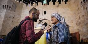 بالصور: برنامج على كيفك في بث مباشر من باب العامود وسط مدينة القدس