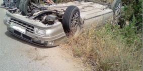 مصرع مواطن وإصابة آخر بانقلاب مركبة في جنين