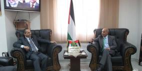 نائب محافظ قلقيلية يلتقي القائم بأعمال المدير العام لبنك القدس والوفد المرافق له