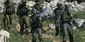 إصابة شاب واعتقال اثنين جنوب نابلس