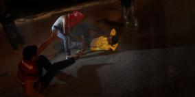 مواجهات عنيفة بين الشبان وقوات الأحتلال قرب معسكر بيت ايل قرب رام الله