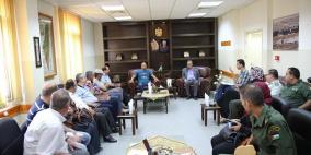 حملة طولكرم الخير تطلع المحافظ أبو بكر حول أخر مستجدات العمل