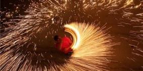 إصابة شاب بجروح اثر عبثه بالألعاب النارية بنابلس