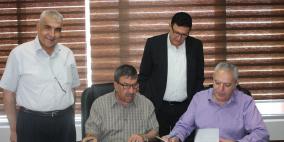 شركة كهرباء القدس وبلدية البيرة توقعان اتفاقية لتغطية 14 مدرسة في المدينة بالانترنت