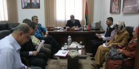 قلقيلية: المحافظ يلتقي وفدا من مجلس التعليم المجتمعي