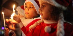 حفل انارة شجرة الميلاد في رام الله