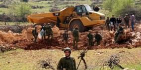 الاحتلال يجرف عشرات الدونمات جنوب جنين