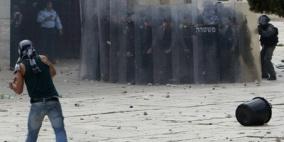 مواجهات في شارع المدارس بحي جبل الزيتون وسط القدس