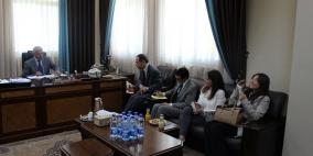 القنصل العام الايطالي يزور جامعة بوليتكنك فلسطين