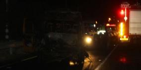 6 اصابات احداها خطيرة في حادث سير جنوب نابلس