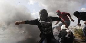 تظاهرة على المدخل الشمالي لبيت لحم إحياء ليوم الأرض