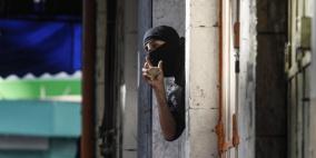 من المواجهات التي اندلعت في الخليل بعد تشييع جثمان الشهيد أنس الأطرش