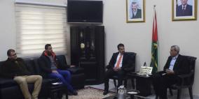 قلقيلية: المحافظ يلتقي وفدا من مؤسسة فاتن