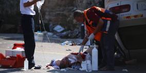 بالصور : عملية الدهس المزعومة شرق رام الله