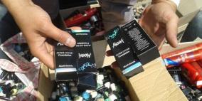 ضبط مواد تجميل منتهية الصلاحية في جنين