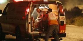 إصابة ثلاثة مواطنين في حادث سير وسط قطاع غزة