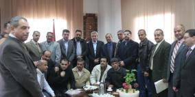 قلقيلية: المحافظ يلتقي وفدا من خريجي الجامعات الهندية