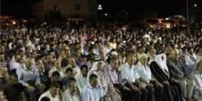 رام الله: صلاة تراويح 'دعاء للأسرى'